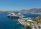 Bodrum ends the season with a record number of cruise lines: The 101st and last ship, Costa Venezia, completed the 2022 cruise season.